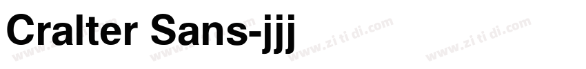 Cralter Sans字体转换